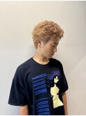 ブリーチカラー/メンズハイトーン/ベージュカラー