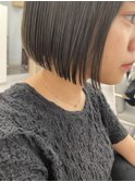 ミニボブ/カーキグレージュ