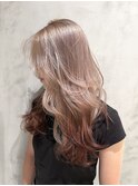 【廣川】ホワイトベージュ×ブラウンエンドカラー