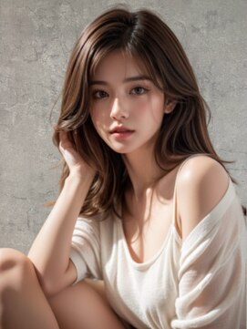 リンクミリ(Link mili) 前髪/イメチェン/小顔カット/ネビージュ/ワンレン/黒髪/ボブルフ