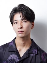 アルファ 新宿(alpha)&nbsp;サーフカール/ 刈り上げセンターパート/ブルーブラック[新宿駅]