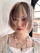 《*あなただけの個性を輝かせる*》トレンドと個性を融合したダブルカラー[インナーカラー/ケアブリーチ]