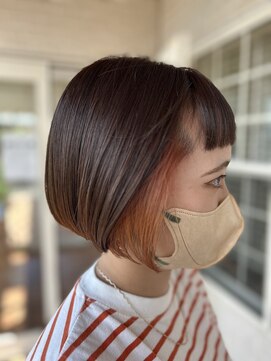 アボックス(abox) ミニボブ×イヤリングカラー