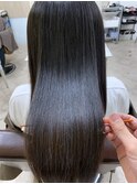髪質改善ケア酸性ストレートでドライヤーするだけで艶髪へ