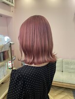 ルーム 郡山店(ROOM)&nbsp;ブリーチ1回~ピンクベージュ×髪質改善カラー♪