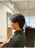 20代30代40代◎似合わせカットブルーブラック韓国マッシュ