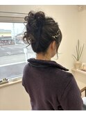 お団子アレンジ/ヘアセット