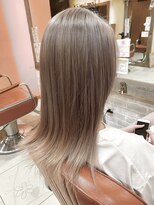 ネオリーブサイン 大森店(Neolive sign) ホワイトグレージュ ブリーチ2回 【大森】