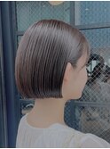 20代30代40代プツっとストレート大人ボブリップライン