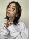 福井 大和田 顔まわりカット ミディアムレイヤーカット
