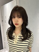 リアン バイ キートス(Lien by kiitos)&nbsp;レイヤーカット/顔まわりレイヤー/くびれ巻き/顔まわりカット