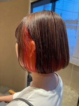 エミュー 大船店(emue) 大船駅デザインカラーインナーカラーケアブリーチカラーレイヤー