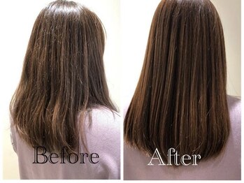 ヘアメイク クリア 本店(hair+make CLEAR)の写真/髪の状態を見極めて、あなたに合ったトリートメントをご提案！髪の芯から潤い溢れるサラ艶ヘアに♪