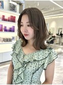 mint beige × くびれヘア