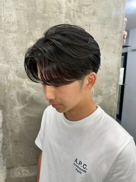 メンズサロン キング 心斎橋店(Men’s salon K!ng) ホワイトメッシュ/ツイスト/ツイスパ/パーマ/メンズ/眉毛/心斎橋