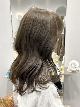 【Tierra美侑】イルミナカラーオリーブで作るミルクティーカラー