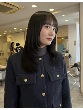 シェノン 武庫之荘(CHAINON) 顔周りレイヤー×グレージュ