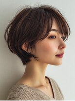 ロディーナコク 大口 新子安(rodina.coc)&nbsp;着物ヘア/大人ガーリー/ダークアッシュ/似合わせカット/大口子安