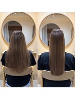 SOURCE yuan 髪質改善/ショートボブ/メンズパーマ【5月中旬OPEN(予定)】&nbsp;髪質改善縮毛矯正メテオストレートBefore after【佐藤和弥】