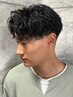 【メンズ限定】メンズカット＋波巻きパーマ