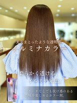 ディーコ(IDEEK) 光をまとったような透明感が魅力の艶髪イルミナカラー