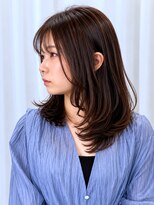 ヘアメイク ミチ 富田店(HAIRMAKE MICHI)&nbsp;【MICHI 富田店　古作蓮】セミディ レイヤー シースルーバング