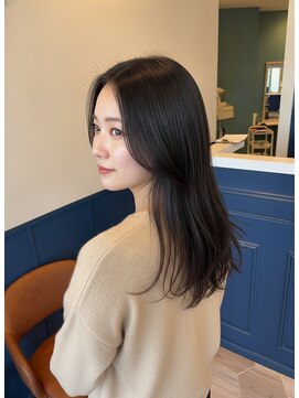 ラグ バイ シゲルカットクラブ 神田久志本店(lag) ナチュラルストレート × 韓国レイヤー