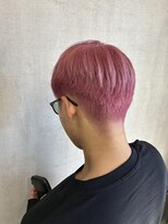 トリコ(ToricO) 刈り上げショート ピンクカラー ピンクベージュ ダブルカラー
