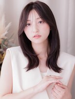 カバーヘア イヴ 戸頭店(COVER HAIR EVE)&nbsp;シースルーバング暗髪ダークグレージュ小顔くびれレイヤー20代a
