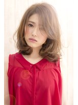 ハナブサ 藤江店(HANABUSA)&nbsp;ナチュラルセミディのシースルーバング