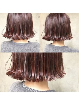 ビビト(bibito) bibito 似合う切りっぱなしボブ&ハイライト