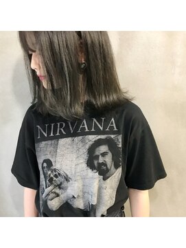 ミント(mint) 透明感!暗髪グレー&軽めロブ!!