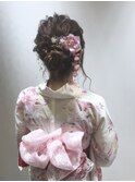 浴衣 着付け ゆるふわアレンジ