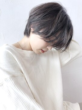 アイティー バイ アルバム 中野店(IT by ALBUM) ナチュラルハンサムショート_オリーブカラー_67695