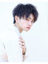 ザ サードヘアー 柏(THE 3rd HAIR)&nbsp;ソフトツーブロック　ソフトツイスト　アップバング