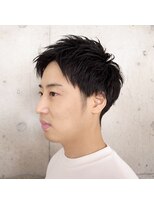 クランク(CRANK)&nbsp;爽やかアップバンク×ツーブロックスタイル