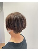 襟足スッキリショートボブ