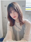 韓国くびれヘア/毛先ワンカール