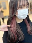 インナーカラーイヤリングカラー×美髪ロング[横浜/東神奈川]2