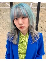 レコ 渋谷(LECO)&nbsp;ツートーンミントヘア