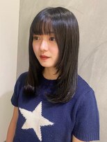 ヨーク(YOKE)&nbsp;【YOKE】フェイスレイヤー/ワイドバング/透明感暗髪