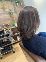 ボーダー(Border) モテ髪ボブウルフくびれヘア大人可愛い美髪艶感