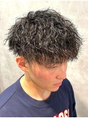 ツイストスパイラルパーマスペインカールプードルパーマフェード