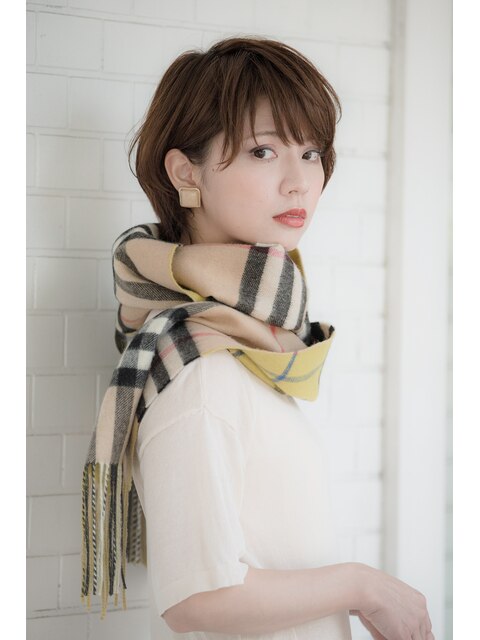 大人short ×  chocolat beige