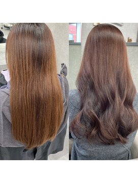 ランド 千葉(land) 髪質改善カラー　ラベンダーブラウン