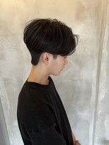 リリアーナ(LILIANA)&nbsp;センターパート　ニュアンスパーマ　池袋美容室