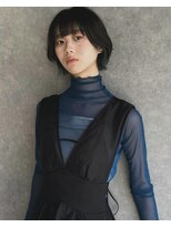 イトシテ&nbsp;ブルーインナーカラー×ショートボブ　【藤原　由菜】