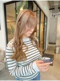 ミルクティーベージュダブルカラーブリーチ新潟万代