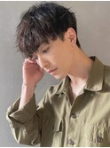 【PARK】メンズマッシュショート×ナチュラルスパイラルパーマ