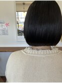 切りっぱなしボブ